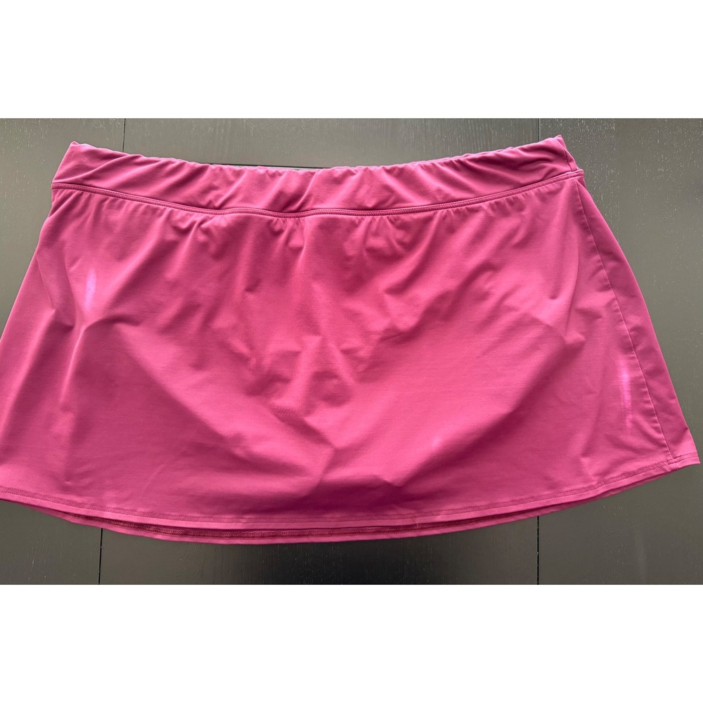 Land's End Swim Skirt Bottom Size 24W Plum Bathing Suit Swimwear Beach Resort‎